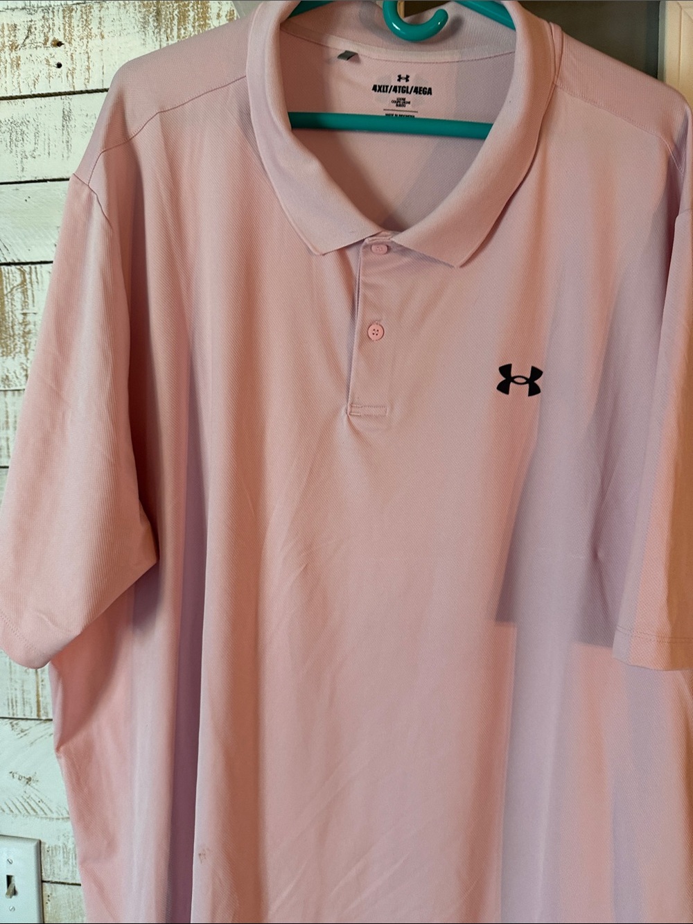 Under Armour Light Pink Performance Polo